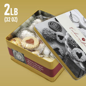 Cookies Con Amore 2lb gourmet cookie assortment perfect for celebrations and coffee breaks
