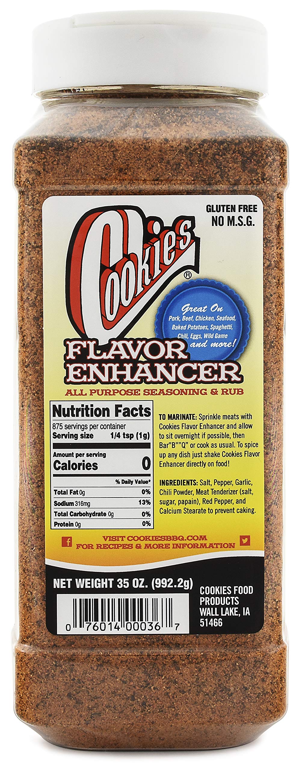 Cookies Flavor Enhancer used as marinade to boost overnight meat taste