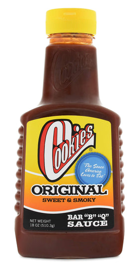 Cookies Original BBQ Sauce meat glaze adding rich smoky depth