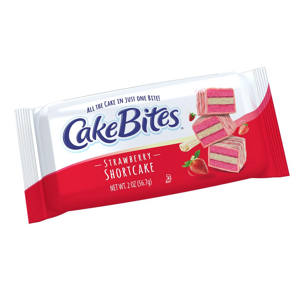 Cookies United Cakebites Raspberry jelly layers, vibrant colors, indulgent texture for celebrate-anytime moments.