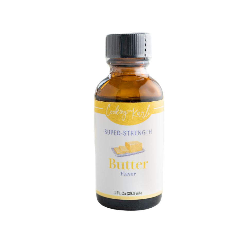 Cooking with Karli Butter Flavor bottle-pour for smooth candy coating