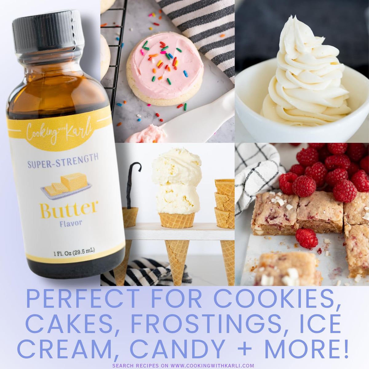 Cooking with Karli Butter Flavor candy-dipping enhances sweet treats