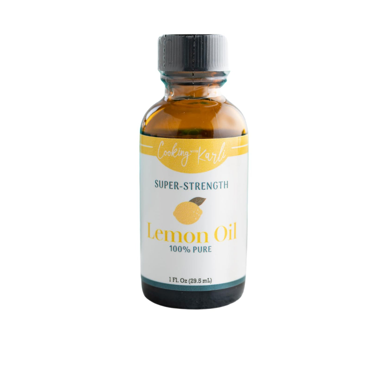 Cooking with Karli lemon flavoring bottle pour for bright frosting and lemony candy