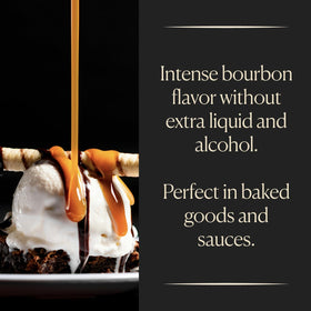 COOK'S Bourbon Extract pour action ready for sauces, cakes, and desserts.