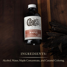 COOK'S Pure Maple Extract used in bakery application for enhanced pastry flavor