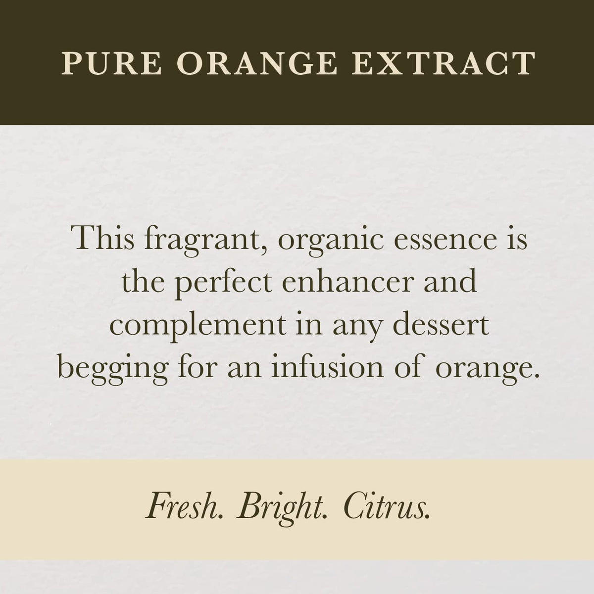 COOK'S orange extract pour spout, showing precise seasoning for baking.