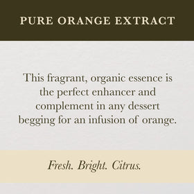 COOK'S orange extract pour spout, showing precise seasoning for baking.