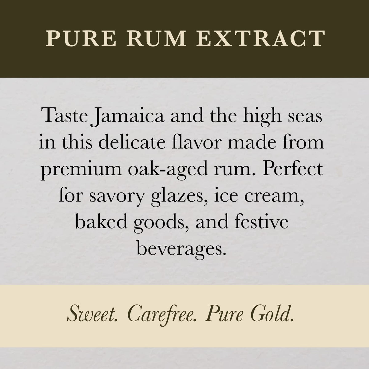 Pouring Cook's Pure Rum Extract into batter releases inviting aroma.