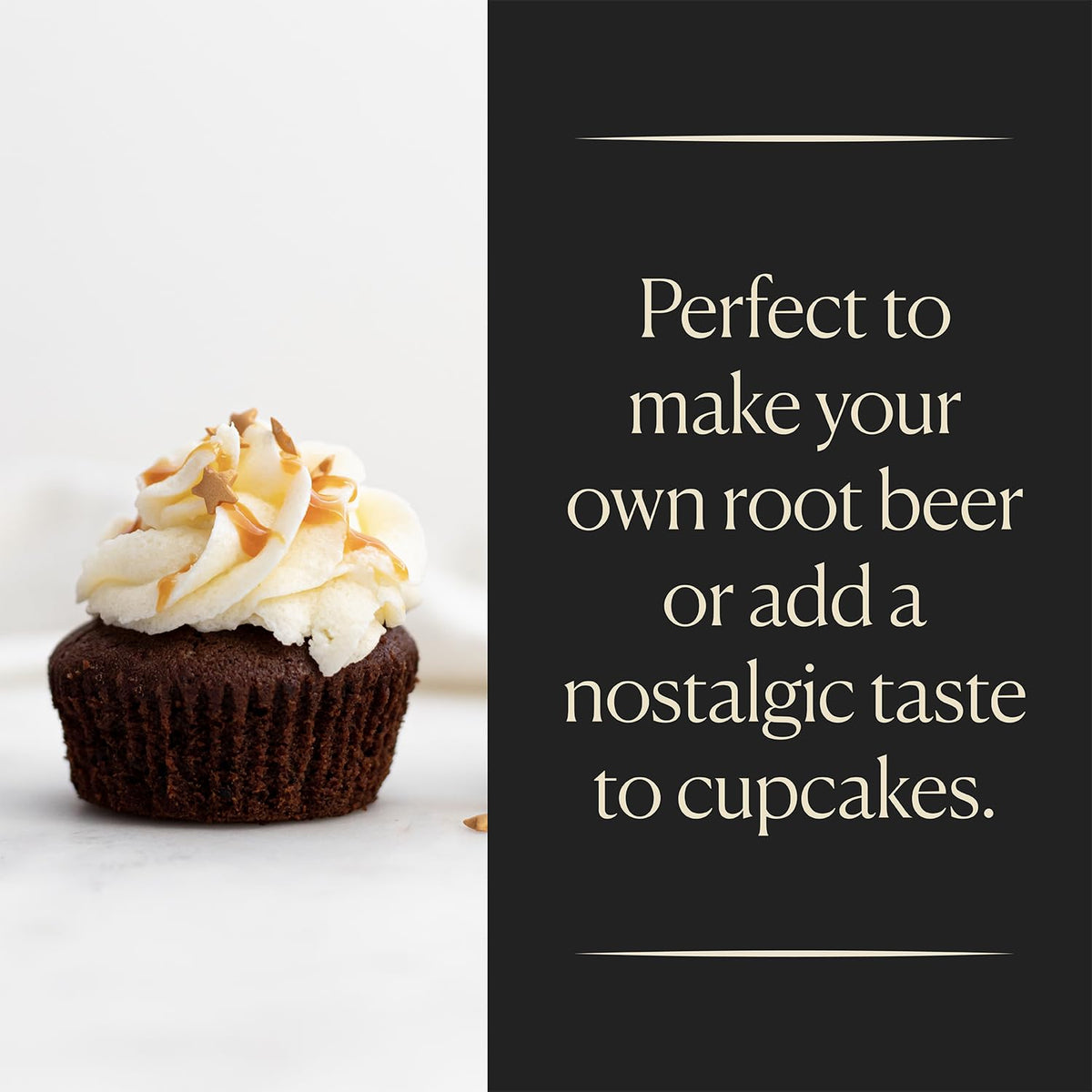 COOK'S Root Beer Extract adds rich flavor to ice cream at home.