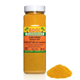 Cool Runnings curry powder pack shot highlighting bold Caribbean flavor.