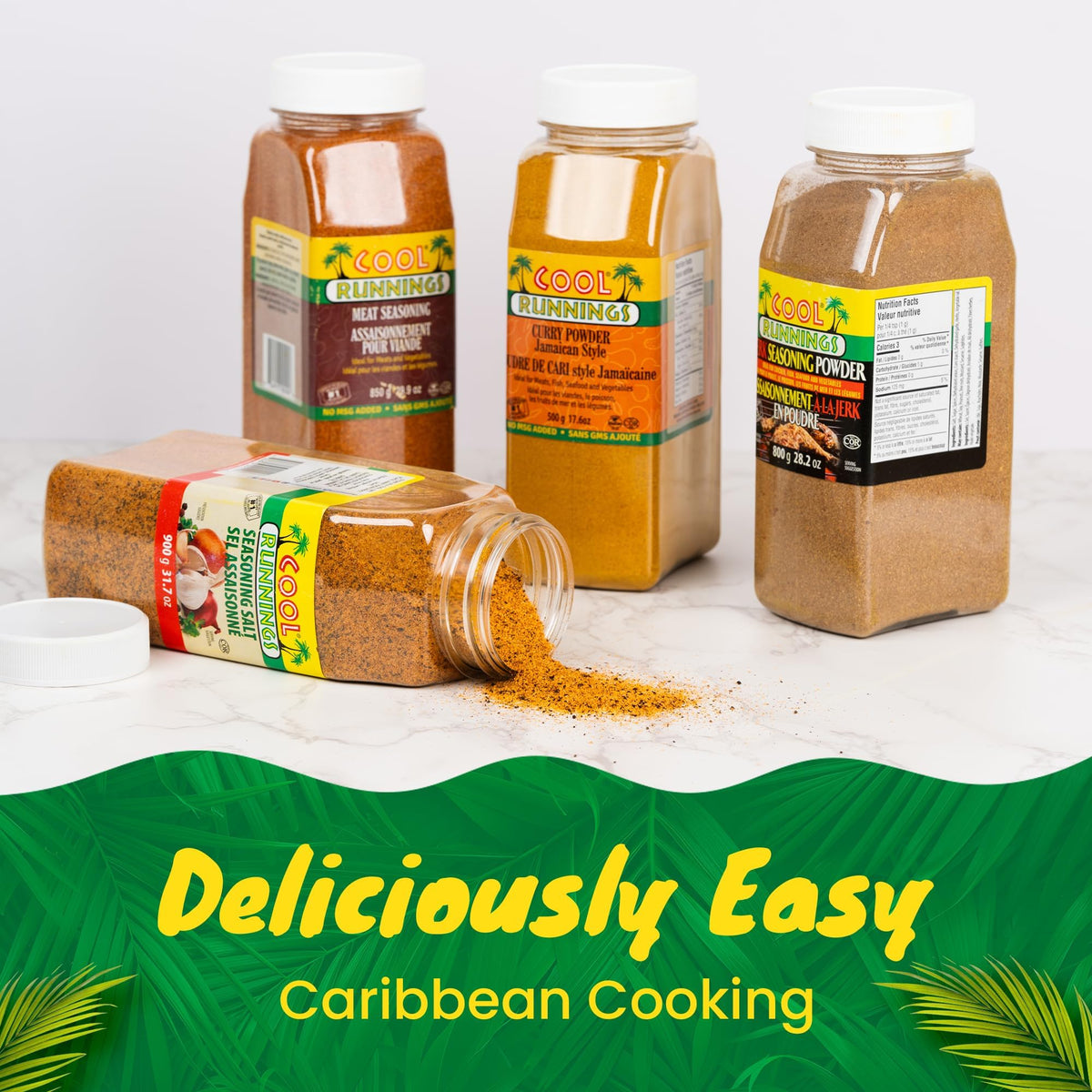 Cool Runnings Jamaican-style spice mix used for marinades and meats.