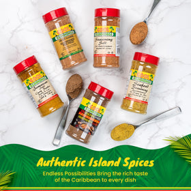 Cool Runnings curry-powder label-design emphasizes turmeric and cumin notes for color.