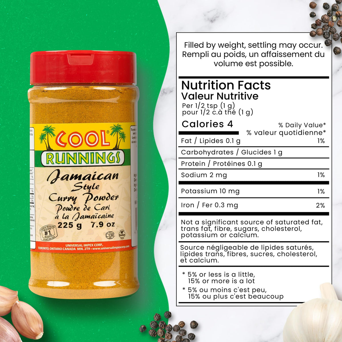 Cool Runnings curry-powder marinated-chicken dish hints at rich, savory chicken seasoning.