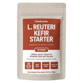 Coolinario kefir starter powder sachets ready to brew creamy kefir at home