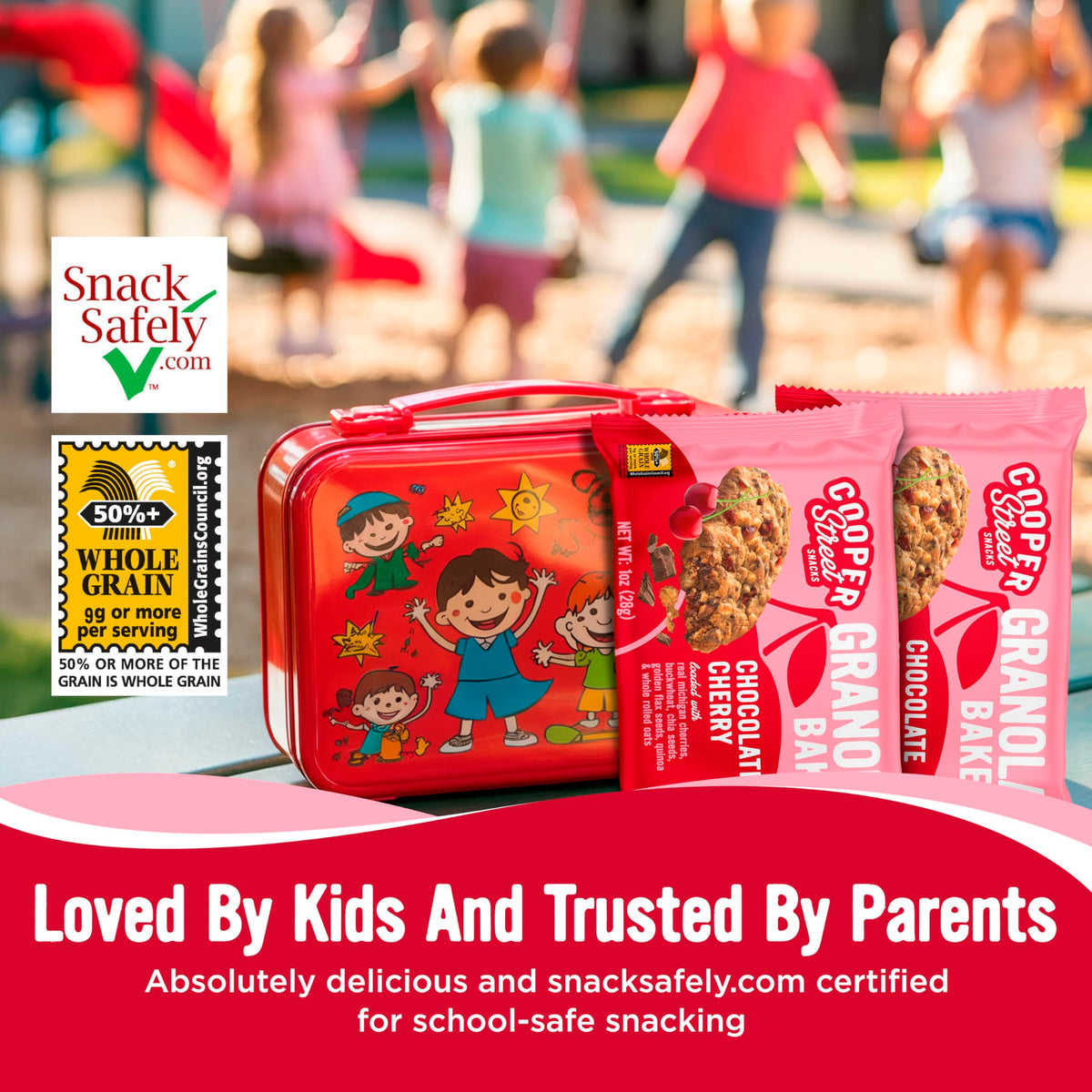 Cooper Street 4g fiber whole grains emphasizes fullness and steady energy.
