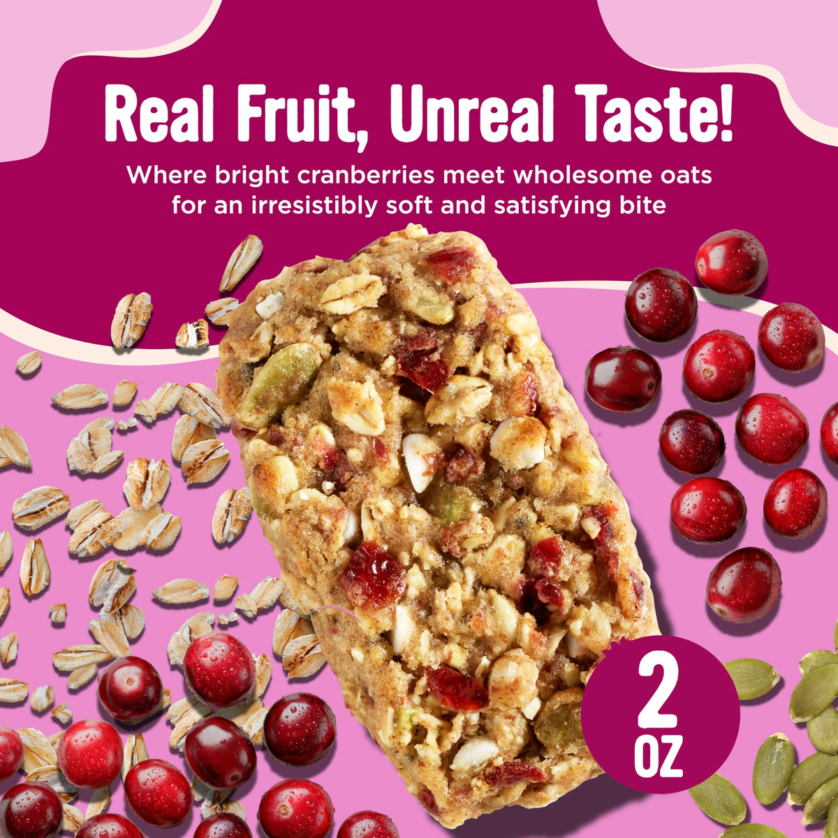 Cooper Street Big Bar blueberry-pomegranate pack emphasizes portable, energy-rich snack for busy days.