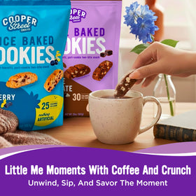 Cooper Street packaging display, inviting variety selection and gift-ready snack option