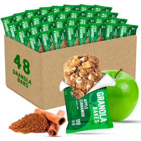 COOPER STREET Granola Bakes Apple Cinnamon soft bar with real fruit for a chewy breakfast