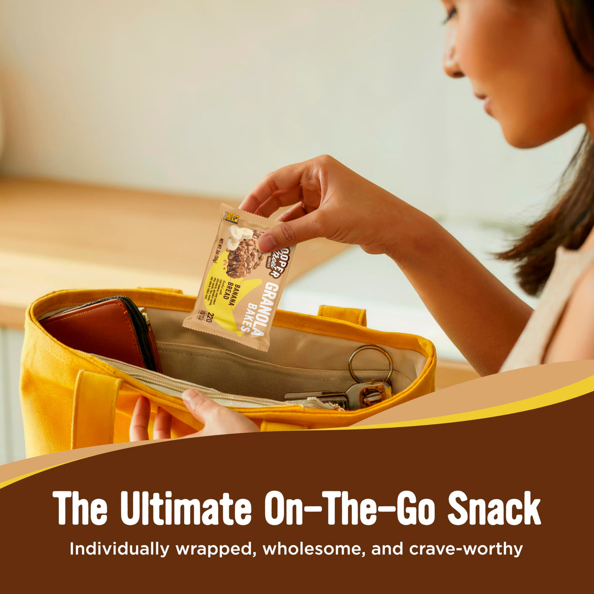 Cooper Street Granola Bakes ancient-grains-blend highlights wholesome grains for energy.