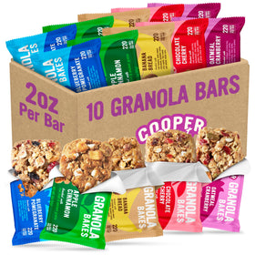 Cooper Street Granola Bakes Apple Cinnamon bar with soft texture for on-the-go breakfast