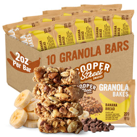 Cooper Street Granola Bakes Banana Bread bar-2oz ideal for on-the-go breakfast.
