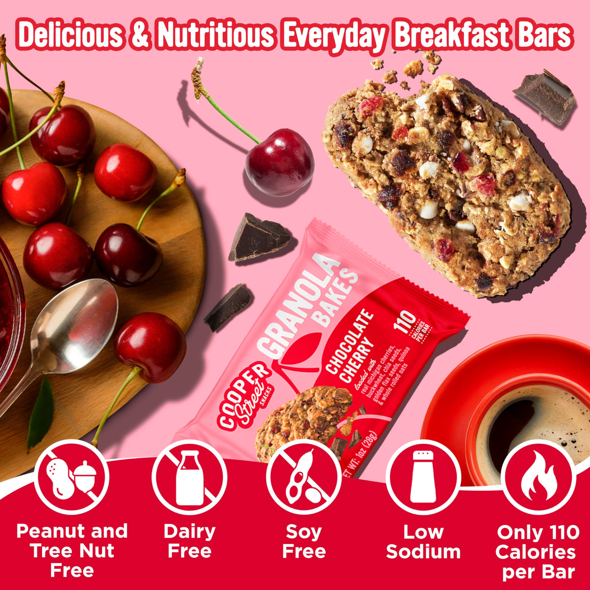 Cooper Street Granola Bakes nut-free and dairy-free bars for allergen-conscious snacking