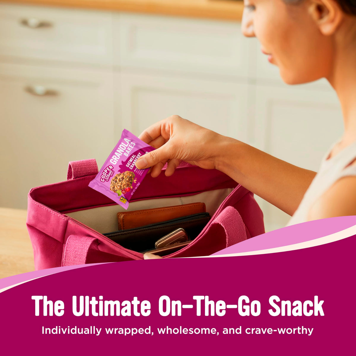 Cooper Street Granola Bakes grab-and-go snack for kids' lunches
