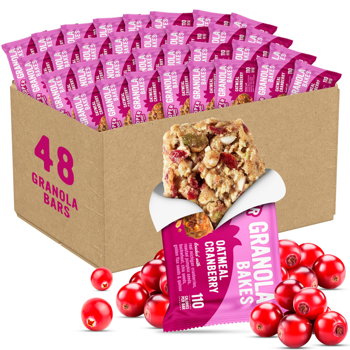 Cooper Street Granola Bakes with soft baked texture for office snacking.