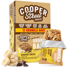 Cooper Street Granola Bakes soft banana bread texture bar for quick breakfasts