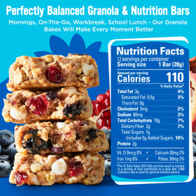 Close-up of the soft texture in Cooper Street Granola Bakes.