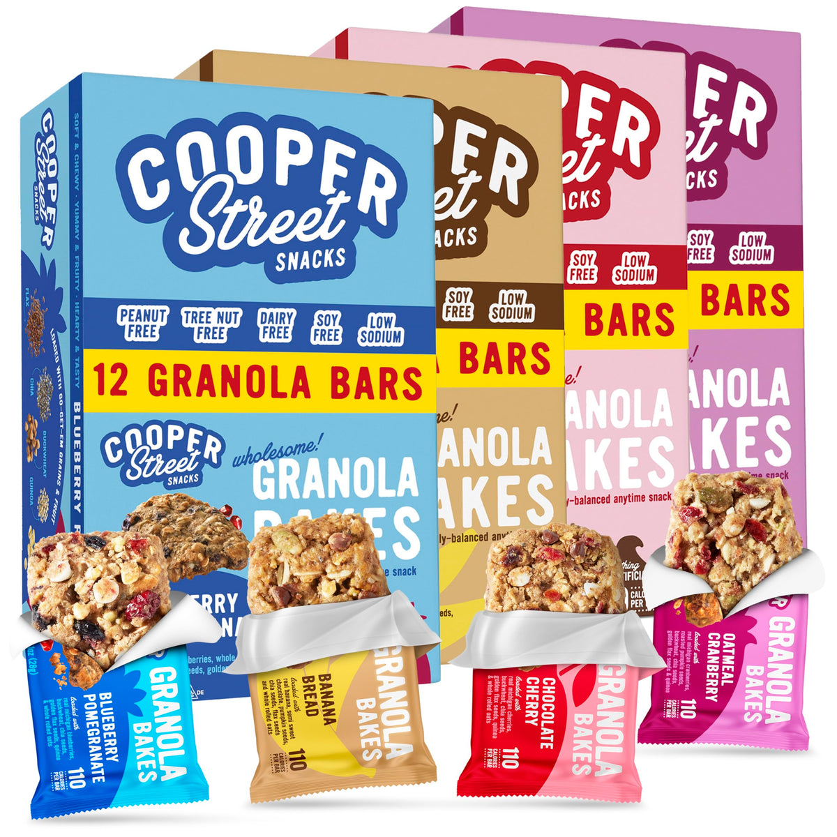 Cooper Street Granola Bakes soft texture bar for quick breakfasts.