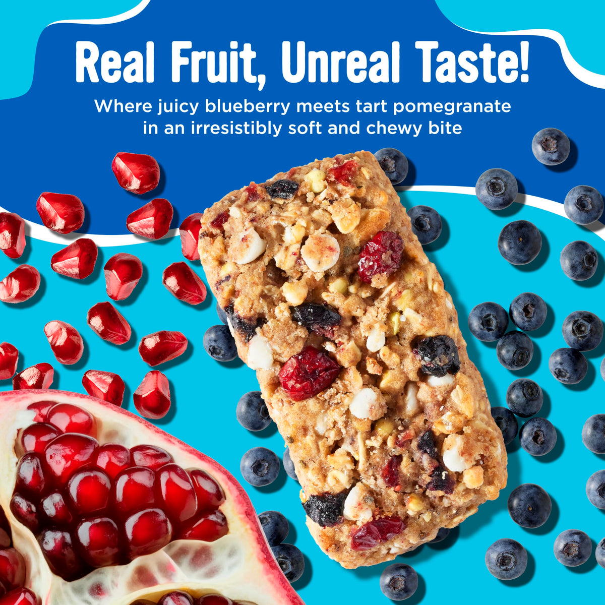 Cooper Street Granola Bars blueberry-pomegranate flavor for a fruity breakfast or snack