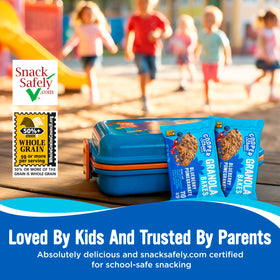 Cooper Street Granola Bar is nut-free and dairy-free, safe for classrooms and travel