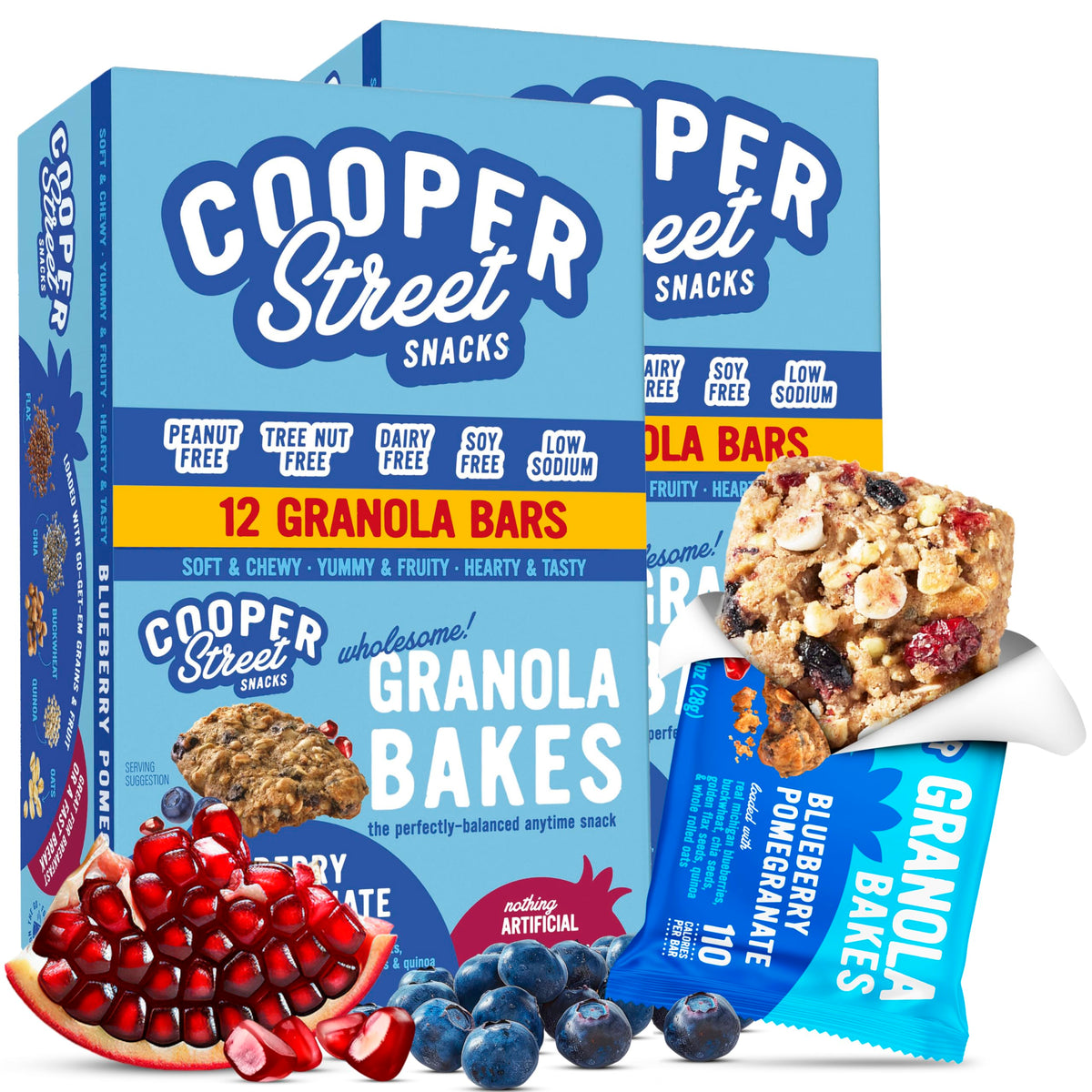 Cooper Street Granola Bars with soft texture, ideal for a quick breakfast bite