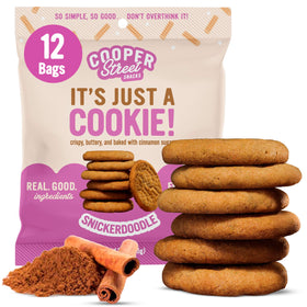 Cooper Street It's Just a Cookie Snickerdoodle 12-pack for school lunches and on-the-go snacking.