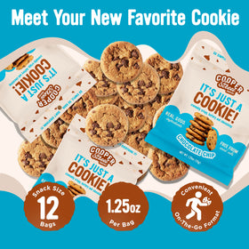 COOPER STREET It's Just a Cookie thin crispy butter cookie ideal for dunking in milk