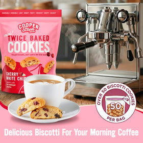 Cooper Street kosher certified biscotti, suitable for gatherings.