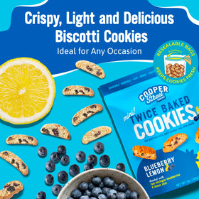 Cooper Street mini biscotti ideal for coffee dunking