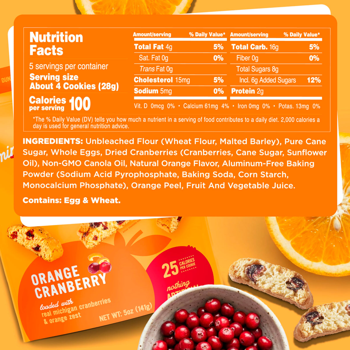 Cooper Street orange-cranberry biscotti flavor profile boosts morning coffee rituals.