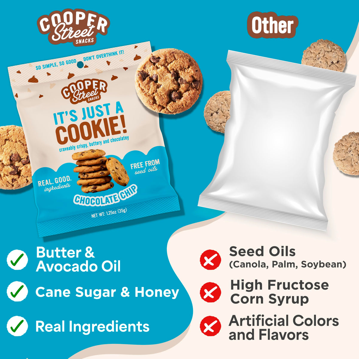 COOPER STREET SnackSafely label signals school-safe snack option