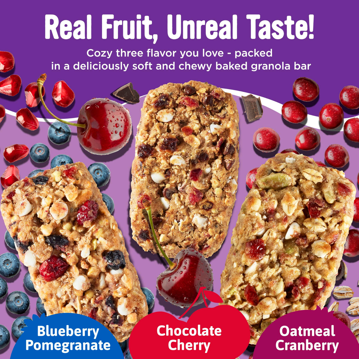 Closeup of soft-baked texture to highlight chewy bite
