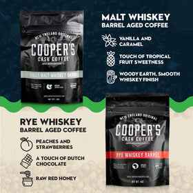 Cooper's Cask four-pack gift set, elegant wrapping for gifting occasions