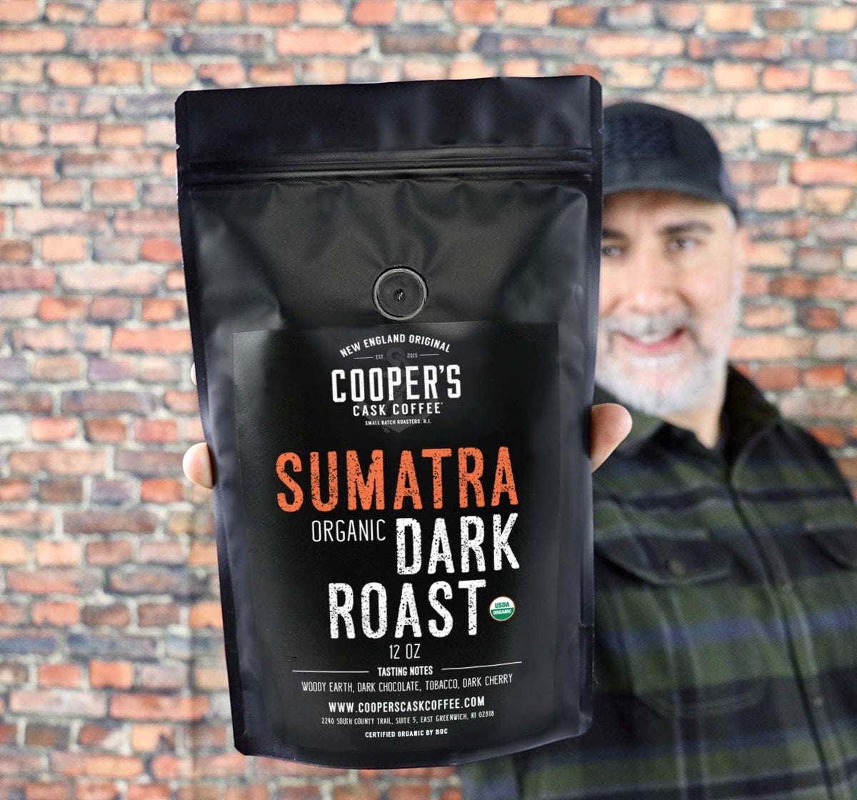Cooper's Cask Coffee single-origin Grade 1 delivers clean flavor in every cup.