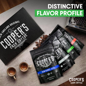 Cooper's Cask Freshness seal on resealable bag preserves flavor