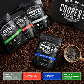 Cooper's Cask resealable bags preserve freshness and flavor
