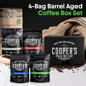 Cooper's Cask Rwandan beans, fruity brightness for balanced cups