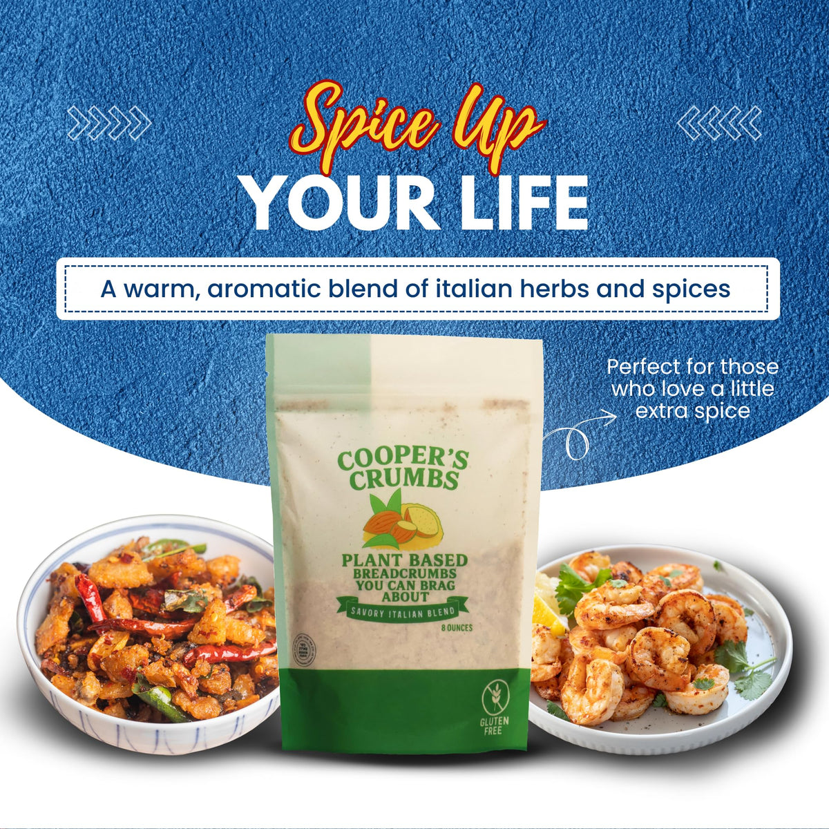 Cooper's Crumbs Raw California almonds close-up highlighting natural ingredients.
