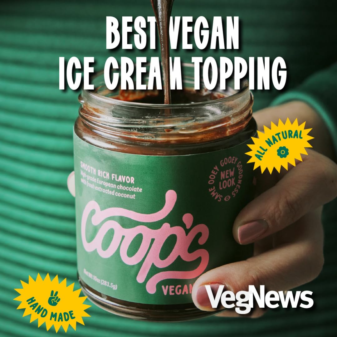 Coop's fudge on pancakes brings decadence without lactose.