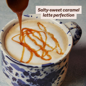 Sundae cup featuring Coop's Salted Caramel Sauce elevating the treat.