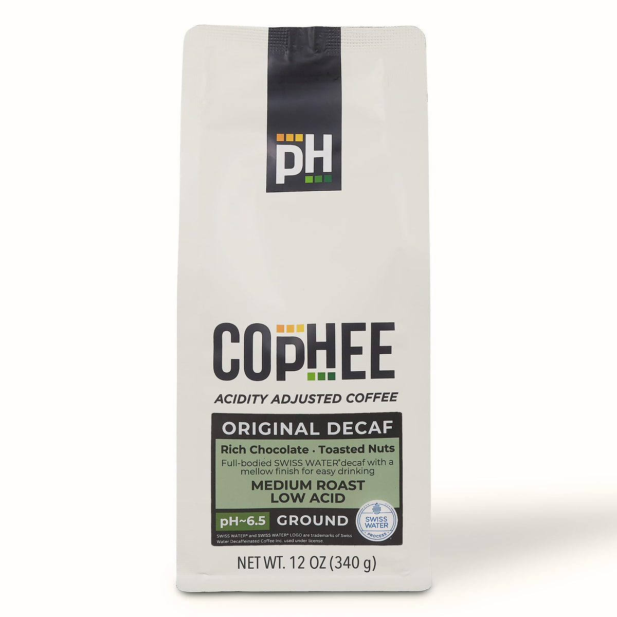 CopHEE 100% Arabica Non-GMO coffee beans roasted in the USA for consistent flavor.